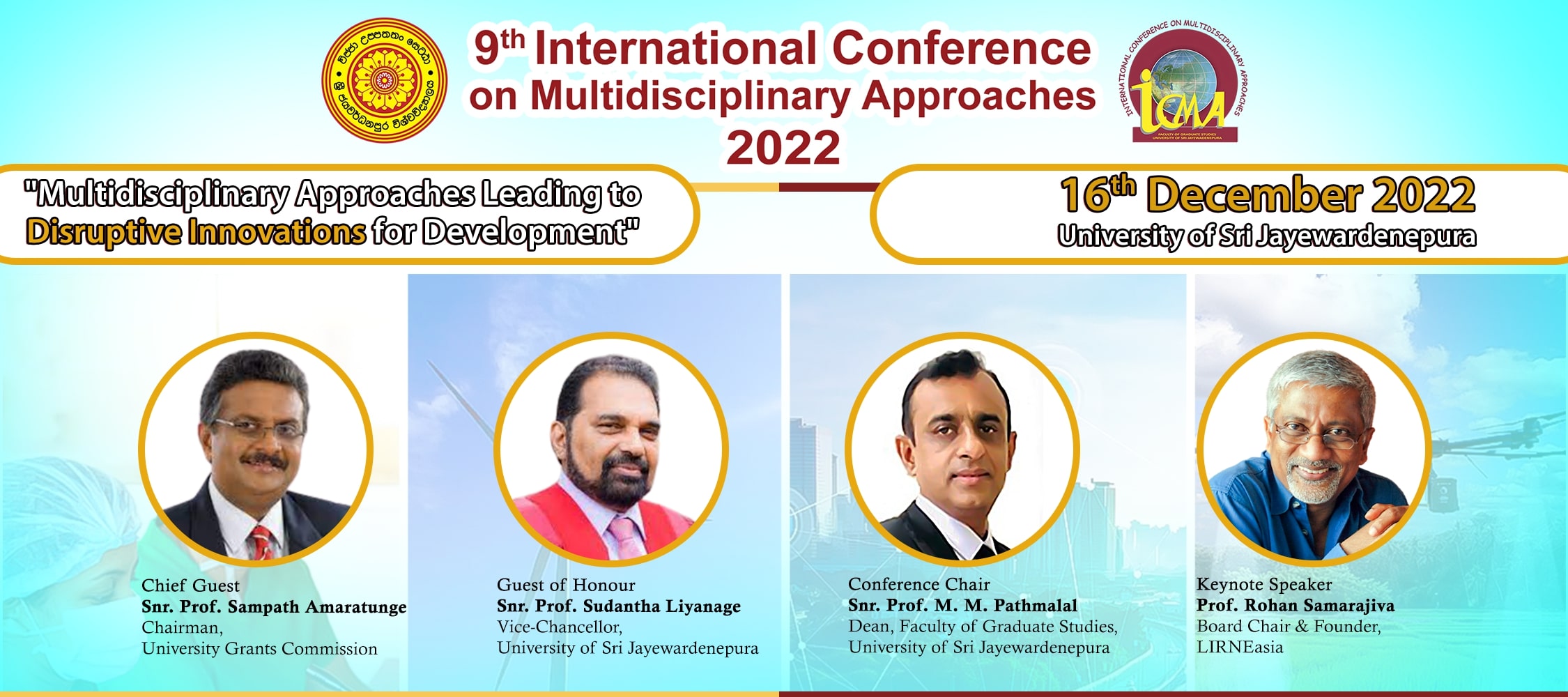 International Conference on Multidisciplinary Approaches iCMA