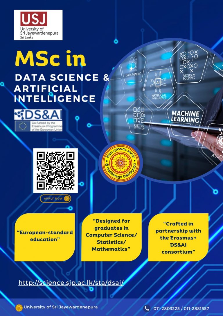 MSc In Data Science And Artificial Intelligence 2024 Faculty Of   2024 Intake Flyer 768x1086 